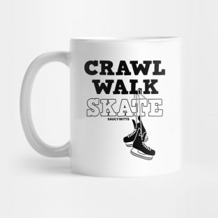 Crawl Walk Skate Hockey Baby Mug